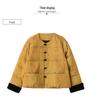 2024 Women's Small Loose Round Neck White Duck Down Jacket - Warm Winter Fashion Coat