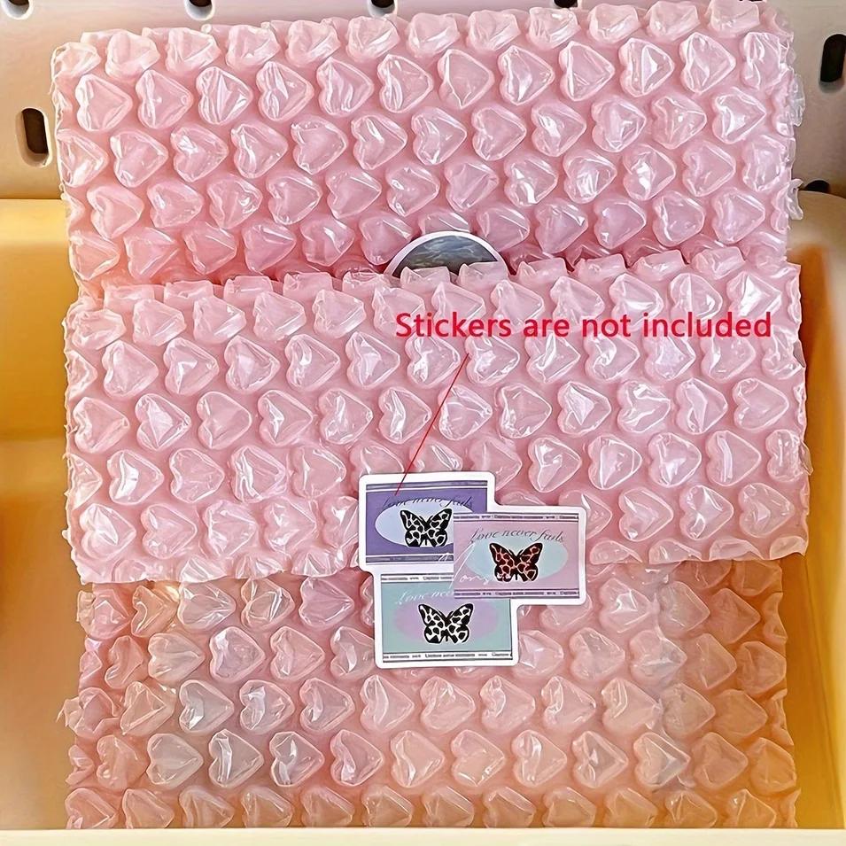 5/10 Stück-Polsterhülle Umschlagbuch stoßfeste Verpackung rosa Luftpolstertasche Schutzfolie Schaumverpackungsbeutel