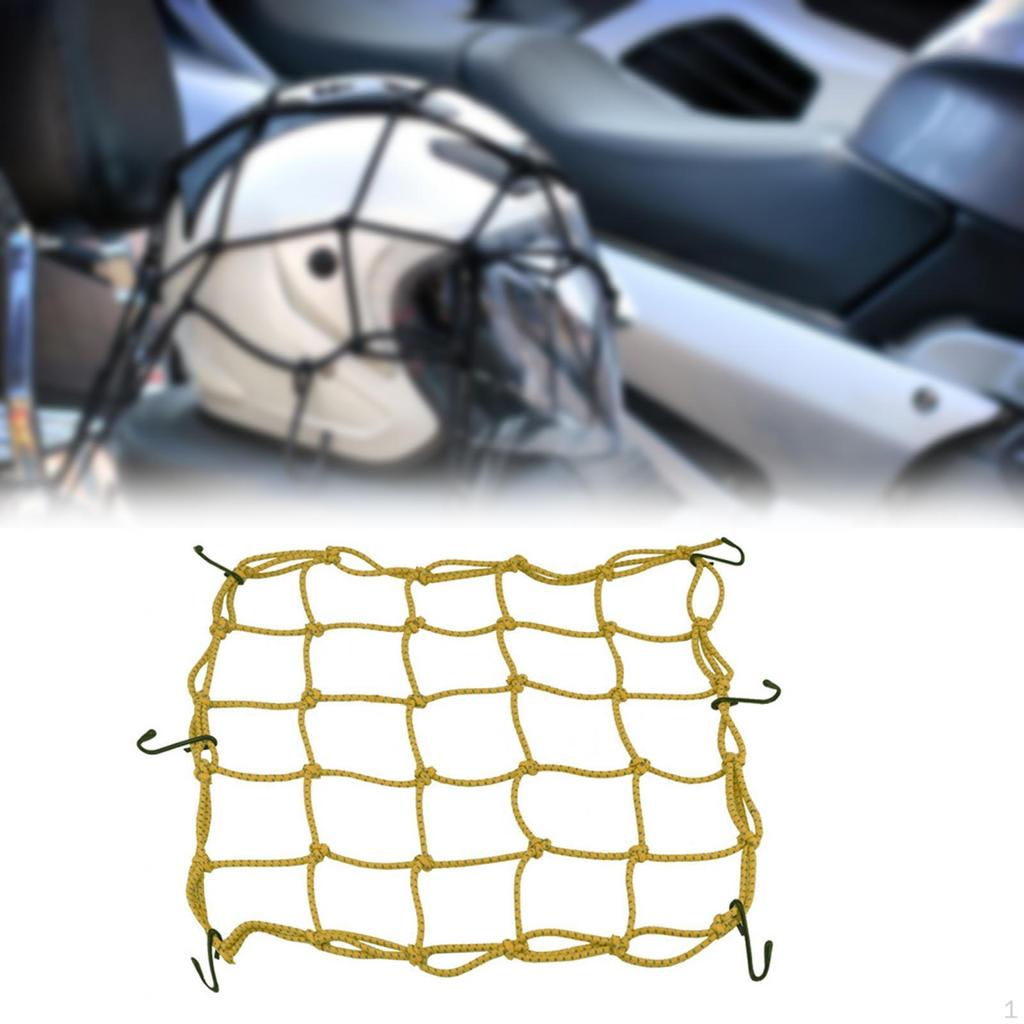 40cmx40cm Luggage Thicken Netting with Metal Hooks Motorcycle Accessories Cargo Net