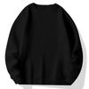 Loose Fit Women's Pullover Sweatshirt, Comfortable Plain Fabric, Ideal for Weekend Outings