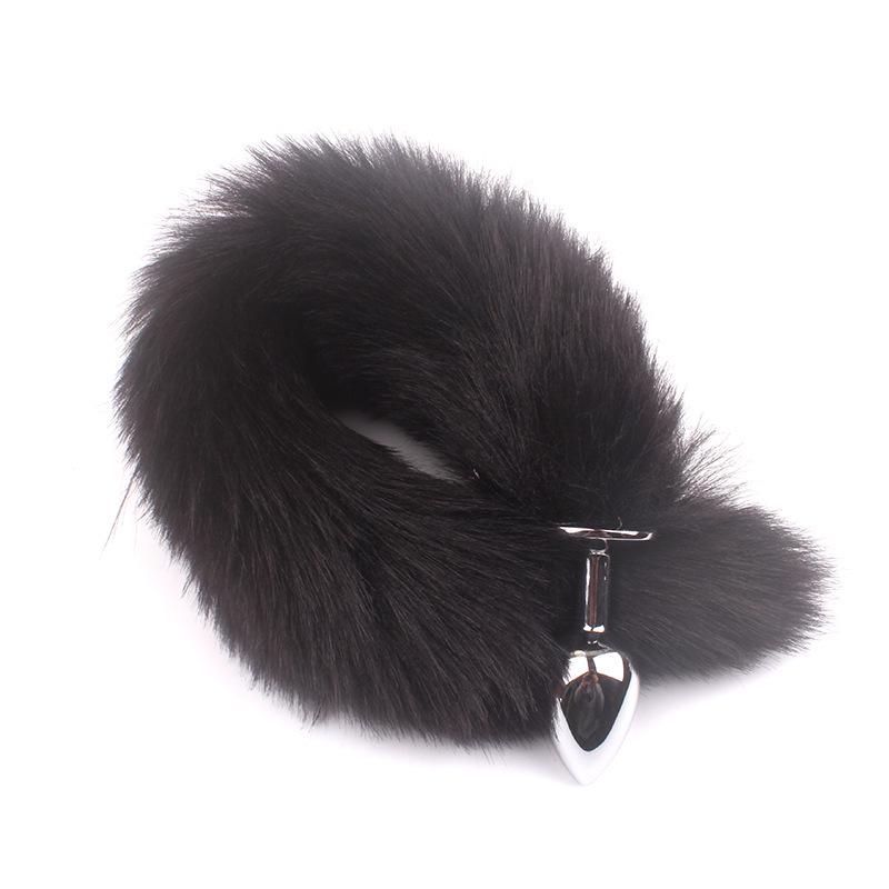 Fox Tail Metal Anal Plug for Women's Erotic Role Play