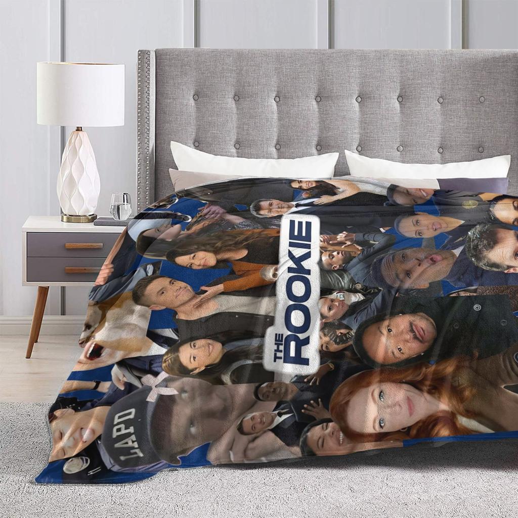 Coperte in pile per la serie TV The Rookie Coperte Morbidissime Rilassanti per Biancheria da Letto Biancheria da Letto Coperte