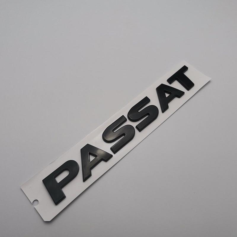 1Pc Rear Trunk Emblem Badge Sticker ABS Plastic Silver and Black for CADDY LAVIDA TIGUAN TIGUANL Logo Decorative