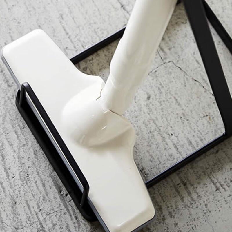 miflame Adjustable Carbon Steel Vacuum & Mop Storage Rack