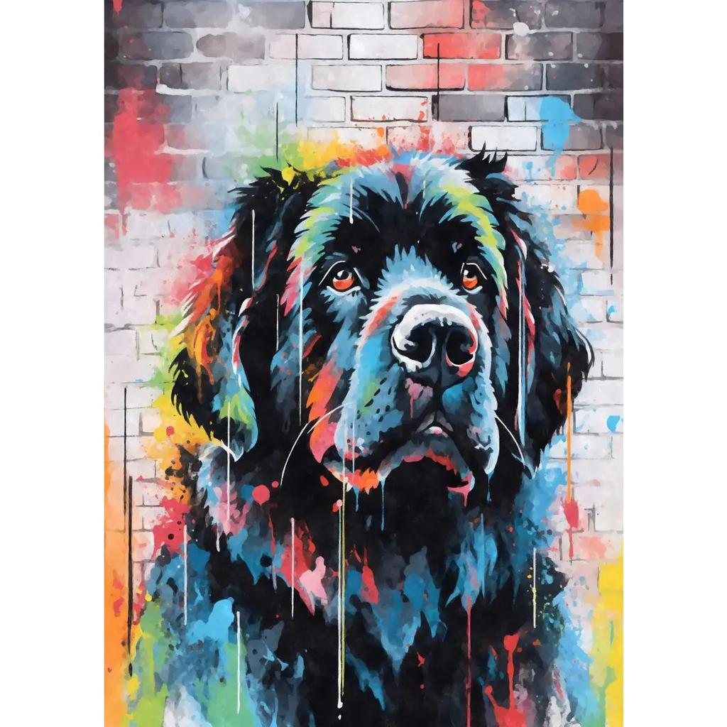 Cute Pet Dogs Graffiti Poster Prints Aesthetic Pug Dachshund Maltese Dog Wall Art Canvas Painting Home Kids Room Decor Picture