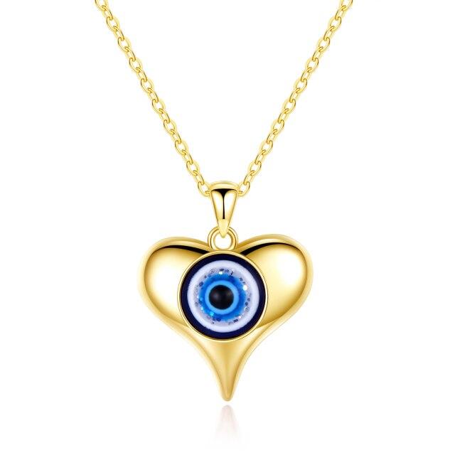 Kaletine Modish Fashionable Turkish Evil Eye Pendant Necklace Pendant Color Choker Women Accessories Luck Friendship Jewelry