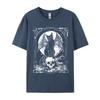 Unisex TShir Cat Skull Occult Summer Cool TShirt T Shirt For Unisex Hip Hop Cotton Leisure TShirt Wholesale
