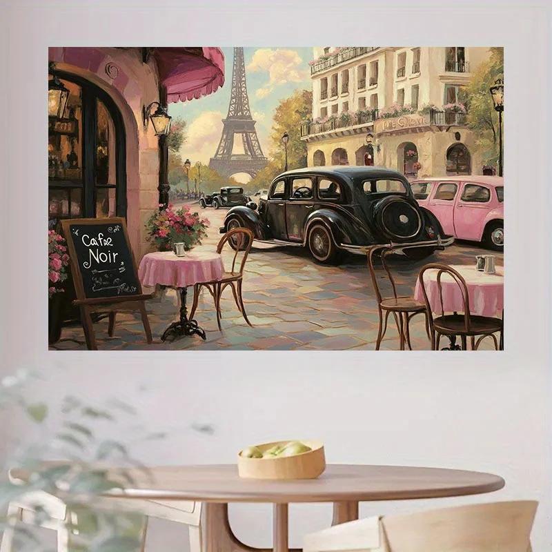 1 Piece 2D Background Cloth - Retro Parisian Romantic Theme Background Cloth, YZB