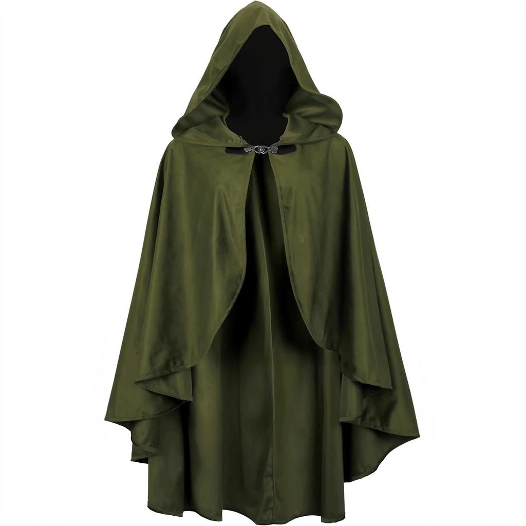 Medieval Halloween Retro Hooded Cape