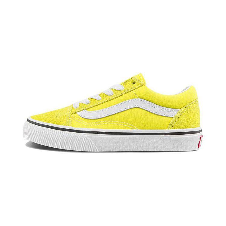 

Vans Old Skool Canvas Casual Slip-Resistant Durable Lightweight Low-Top Kids Skate Shoes Lemon Yellow Kids sneaker VN0A7Q5F7Z4 34