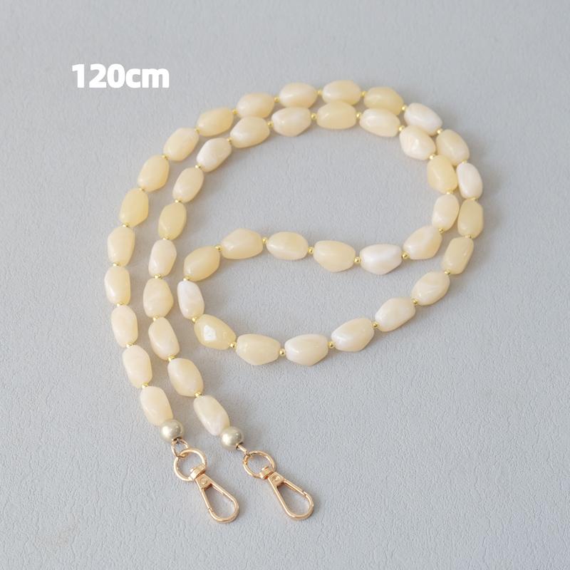 New Fashion Woman Bag Accessory Detachable Green Beaded Chains Cute Acrylic Luxury Strap Women Elegant Bag Shoulder Handle Chain