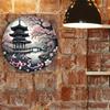 Koi Fish Metal Wall Art Rustic Wreath Decor Living Room Office