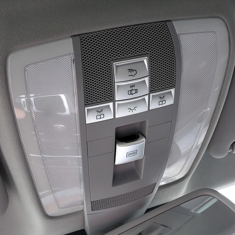 Light button for car solar roof, Mercedes decorative stickers benz gick c e x204 W204 W212, roof light deck duster