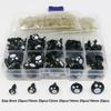 100pcs/box Round Shape Diy Doll Eyes Kit Crafts 5Sizes Black Screw Eyes  For Toys