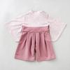 EMOKA Baby Kimono Romper with Hakama (70cm, Pink/Poppy)