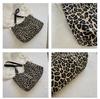 2024 Leopard Print Women's Large Capacity Winter Tote & Messenger Bags
