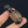 Sunstone 999 Copper Wire Wrapped Pendant, Handmade Gemstone Pendant Jewelry, Gifts For Wife Brand New Pendant