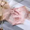 Bow Underwear for Women Low Waist Mesh Flower Briefs Hollow Seamless Underwear Female