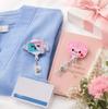 Retractable Badge Reel Holder with Smiling Capsule Design for Nurses Medical Staff ID Card Clip Durable Retractable Cord