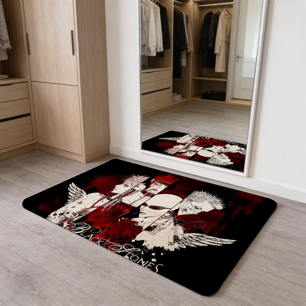 Anime Vintage N-Nana Floor Mat Flannel Door Mat Non-Slip Absorbent Washable Indoor Home Rug