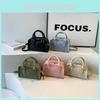 Trendy Korean Style Shell Shape Pillow Bag For Women 2024 Spring New Single Shoulder Diagonal Bag