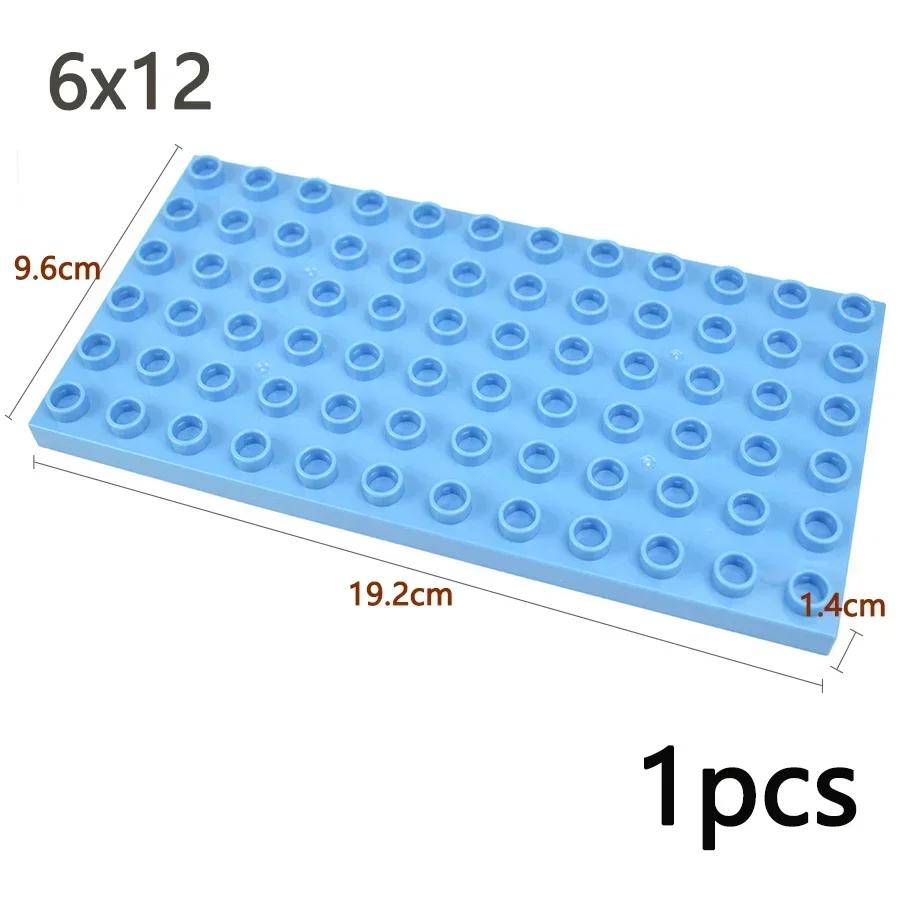 Double Sided Plate Creative Large Particle Double Floors Building Block BasePlate DIY Bricks Compatible Big Size Kid Toy Duploes