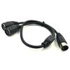 50cm MIDI DIN 5Pin Y Splitter Adapter Cable Male to Double DIN-5 Female Extension Audio Cord Line for MIDI Keyboards