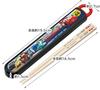 Skater Chopsticks and Chopstick Case Perfect for Sliding Made In Disney Cars 24 Children's Set, 16.5cm, Lunchboxes, Antibacterial, Easy-Opening