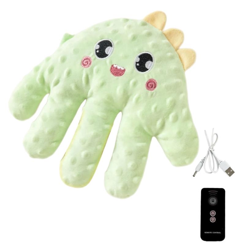 

Palms Soothers 3 Modes Adjustable Remote Control Cartoon Safety Palms Crib Electric Soothing Palms Anti Startle Hand Toy