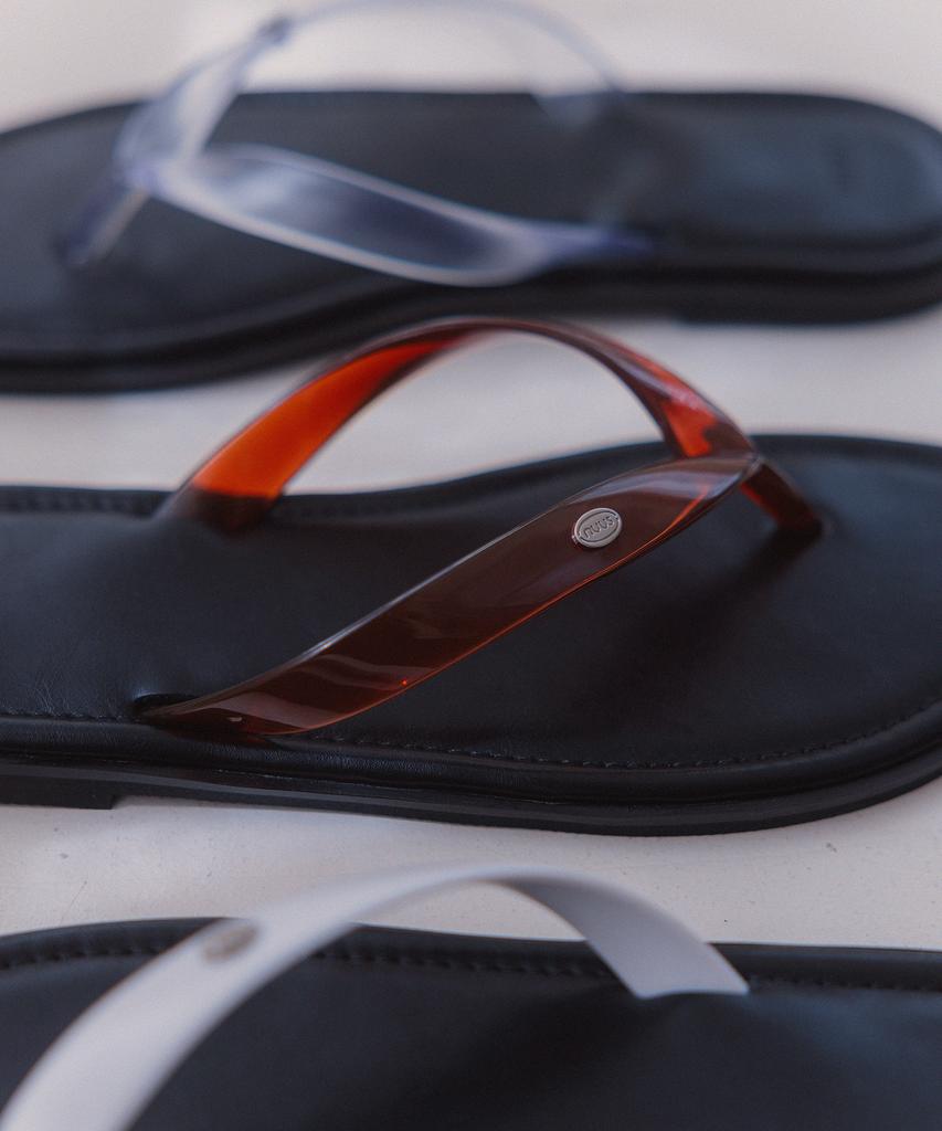 Nuus Adam Clear Logo Flip-Flops [N5283]_3Color
