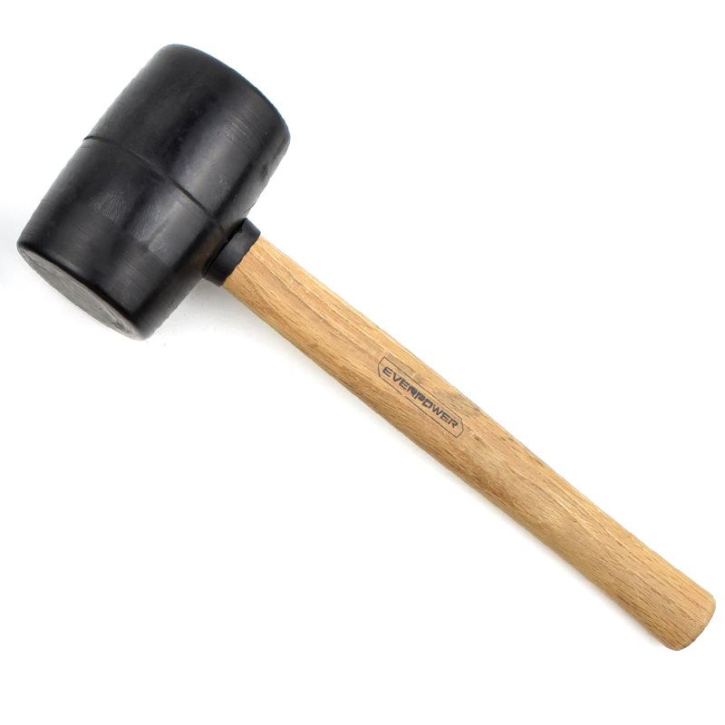 Резиновый молоток AI Weibor с деревянной ручкой (500508-500524) 8 oz