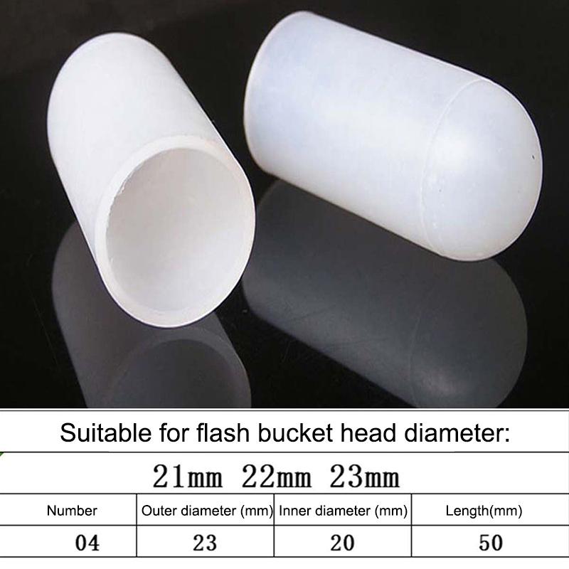 2Pcs Silicone Elastic Flashlight Lampshade For Sp31 Sp35 If22A C8G If25A Sp36 S2 C8 Ea01 Ts21 Q8 14-75Mm Torch