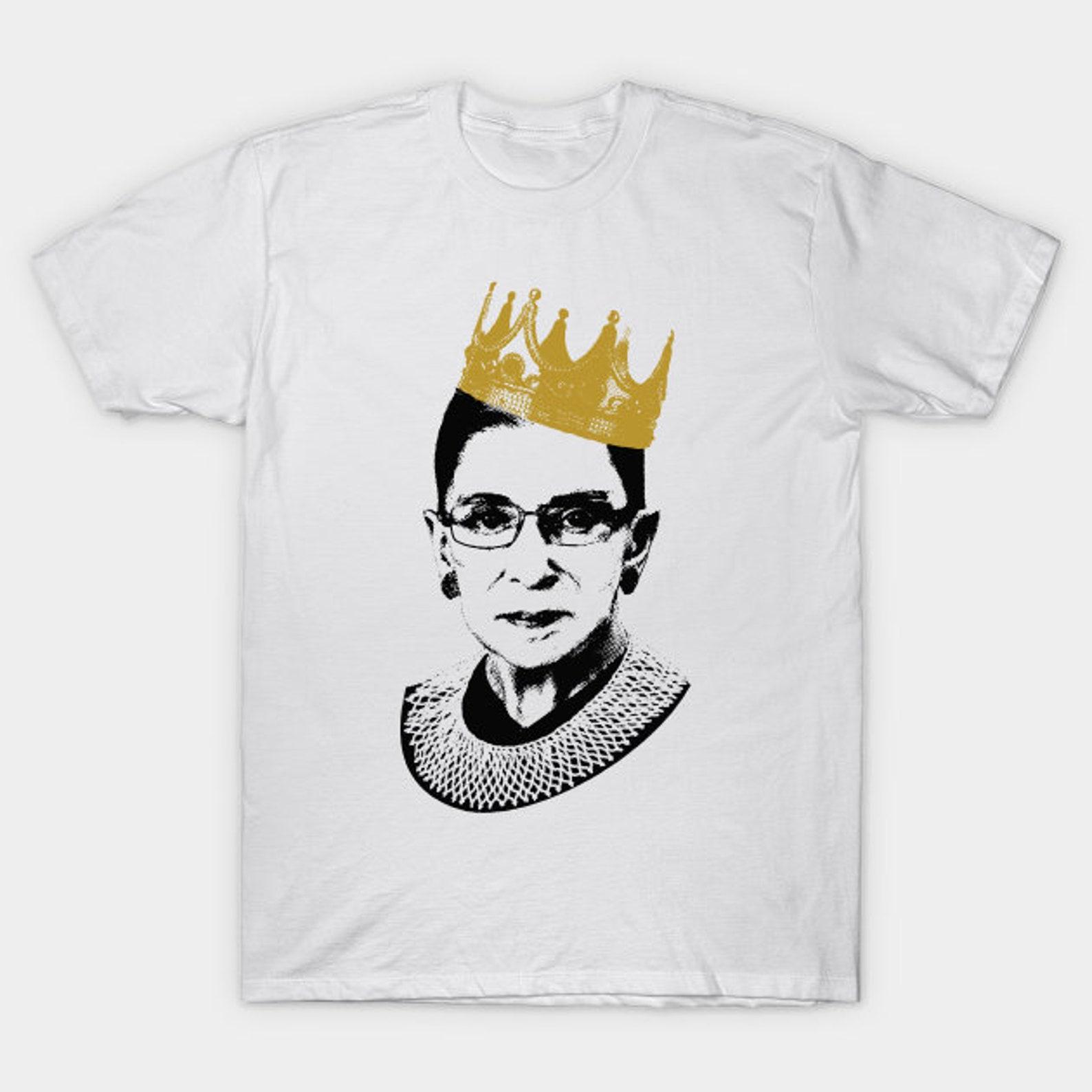 New Notorious RBG White Tshirt Size S- 2XL M