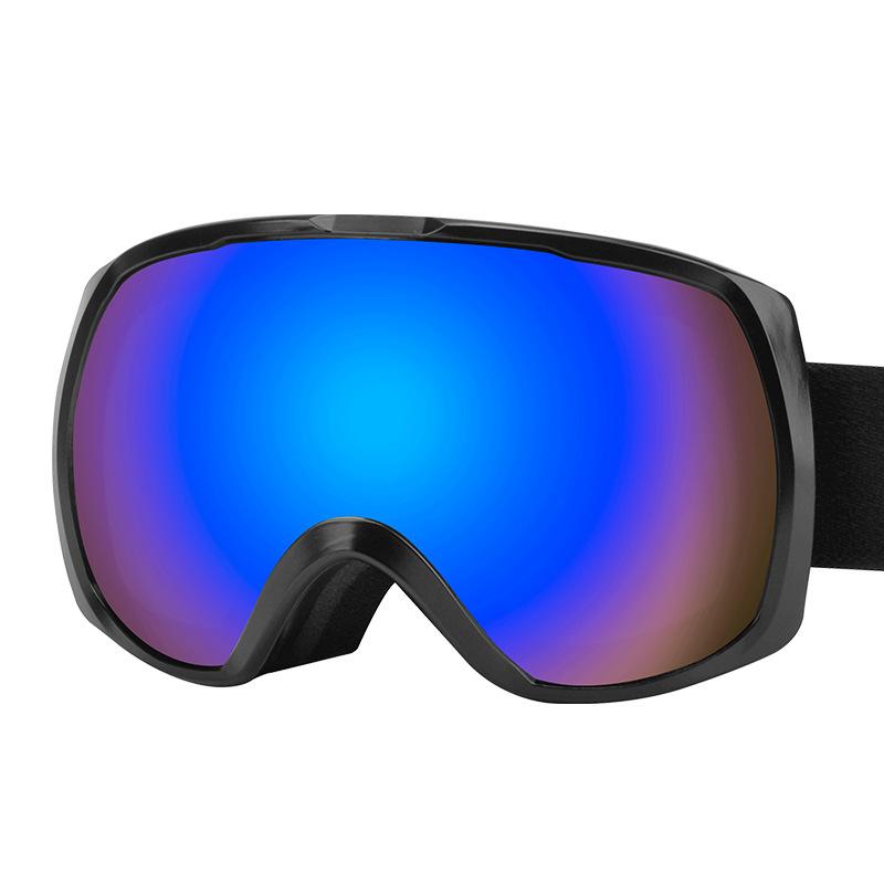 Ski goggles with double-layer anti-fog protection for outdoor sports and mountaineering, unisex, UV protection, compatible with prescription lenses