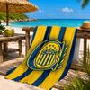 Rosario Central Crest Beach Towel, Quick-drying, Easy to Care for, Suitable for Both Fitness and Beach Vacations,Sports Essential