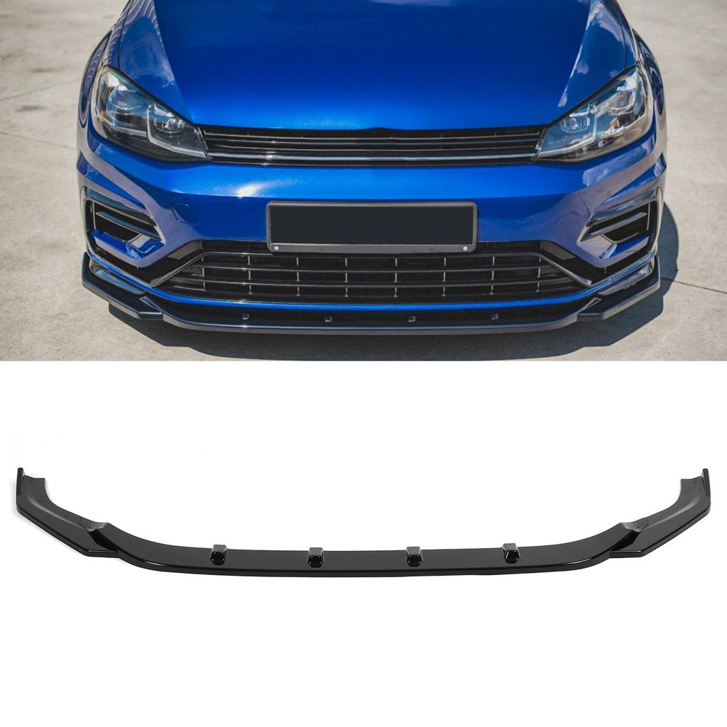 3PCS Maxton   Front Bumper Splitter Lip Kits Replacement for MK7.5 R 20172020