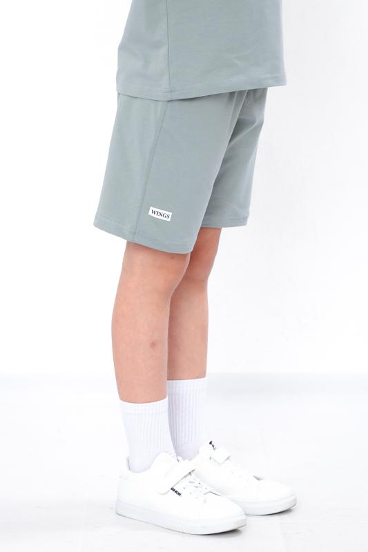 Girls’ Cotton Knit Set – Stylish Printed Tee & Comfy Pocket Shorts, Summer, 6431-036-33 HC