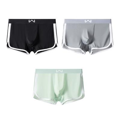 Men Underwear Cotton Boxer Men's Underpants Solid Shorts Male Panties Comfortable U Convex Male Underpants