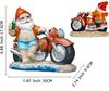 American-style Motorcycle Dwarf Summer Decorative Courtyard Home Resin Handicrafts, Cute Living Room Ornaments