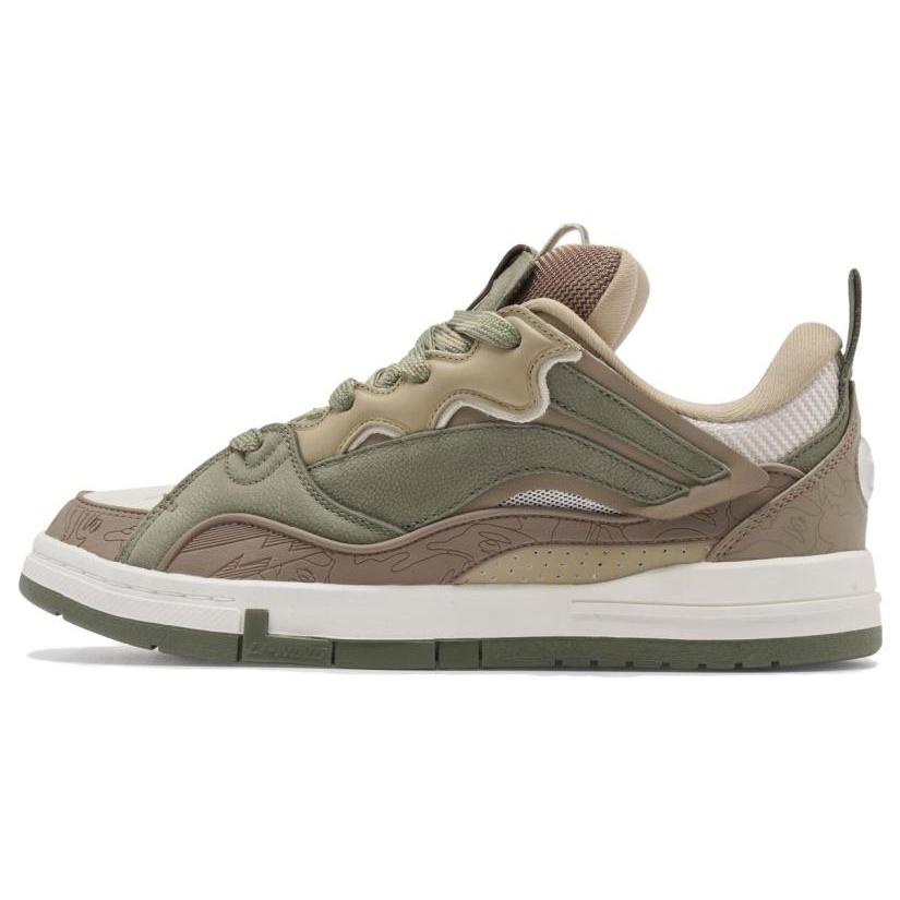 Li-Ning Superwave Golden x AAPE 10TH Anniversary  Green Brown  Men s AECS087-7 EU 40⅓