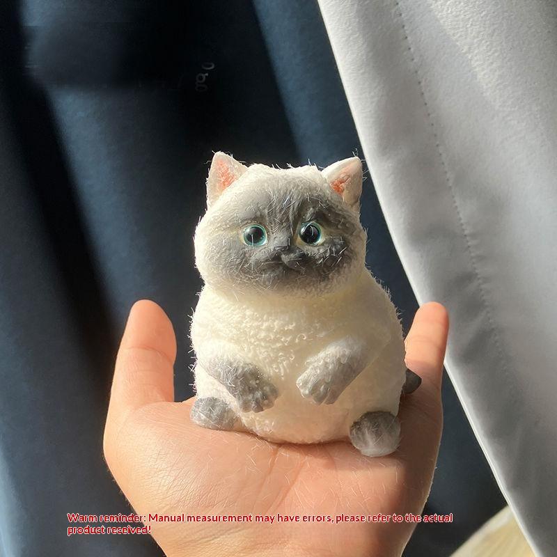 Kawaii Katze Dekompressions-Quetschspielzeug Weiches Silikon Stress-Angst-Linderer Fidget-Spielzeug für Autismus Sensorische Kinder Geschenke