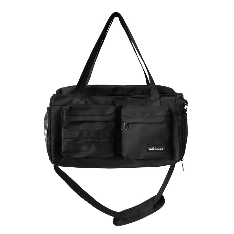 Men's and women's same simple casual belt shoe compartment portable travel bag dry and wet separation sports multi-pocket fitness bag