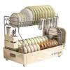 Yingbai Double-Tier Aluminum Countertop Dish Drying Rack