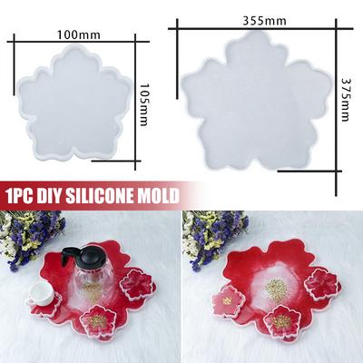 Silicone Agate Coaster Pad Casting Mold Resin Making Epoxy Mould Craft Tool DIY UND Sale