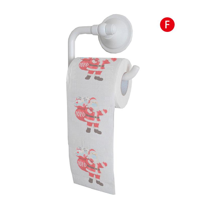 New Year Gifts Santa Claus Reindeer Christmas Toilet Paper Christmas Decorations for Home Tissue Roll