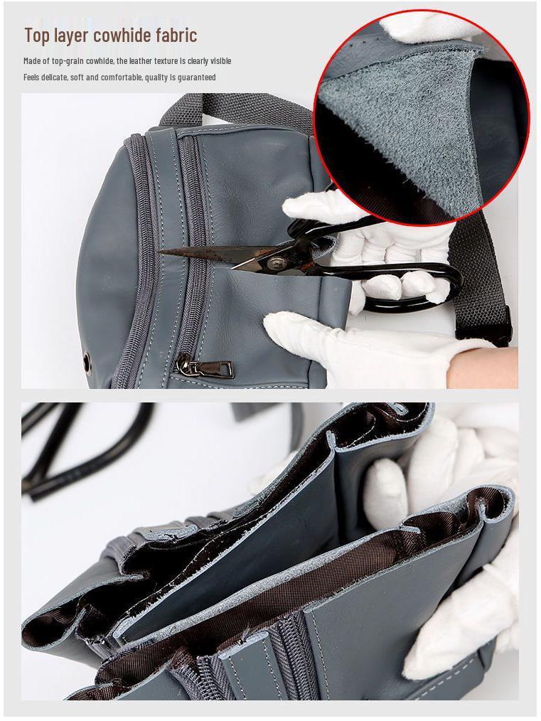 Herren Echtleder Umhängetasche Bauchtasche: Multifunktionale Hüfttasche mit großer Kapazität zum Laufen und für die Arbeit