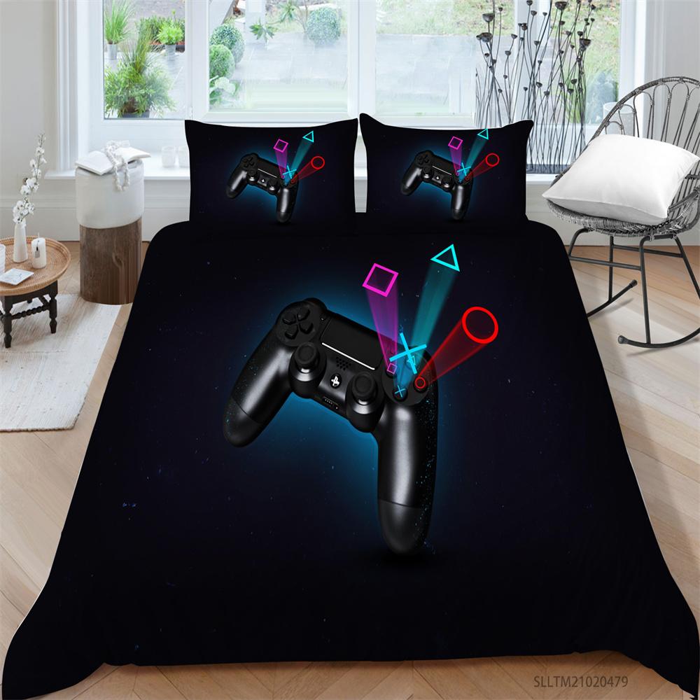 3D Bedding Cover Luxury Bed Suit 100% Polyester Bedroom Decor Microfiber Pillowcase Breathable Kid Children