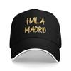 Golden HALA MADRID Artistic Lettering Summer Baseball Caps Men Adult Male Beach Coquette Hat Hip Hop Trucker Cap
