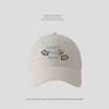 Spring and Summer Sweet Macaron Color Baseball Hat for Women Korean Version Sunshade Cartoon Cute Kitten Sunshade Baseball Hat