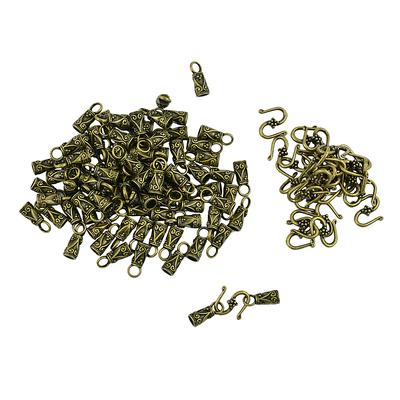 10 Set Bronze//Gold Barrel Magnetic Clasps 16x7mm Bracelet Jewellery Findings